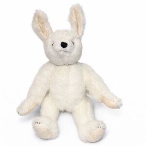 Vintage 1990 Boyds Collection White Bunny Rabbit Plush Stuffed Animal 14” Toy